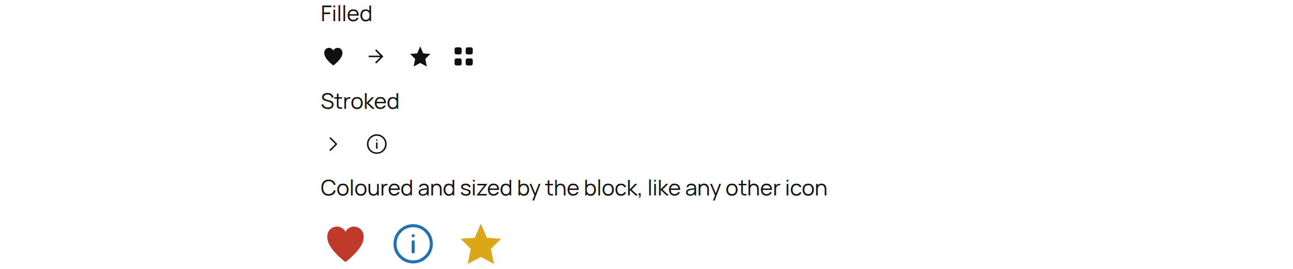 The same page on the front end
